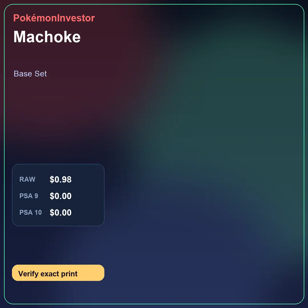 Card research image for Machoke
