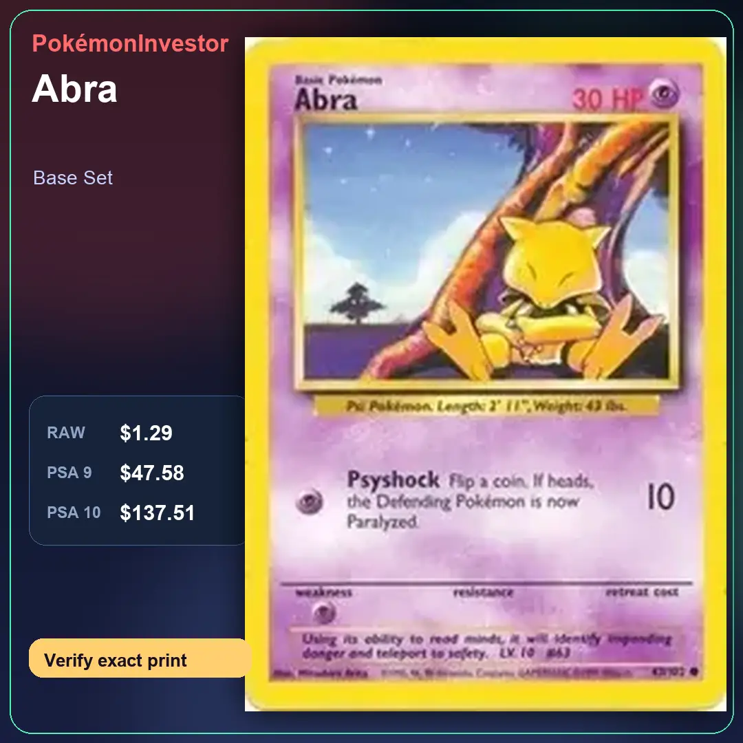 Card research image for Abra