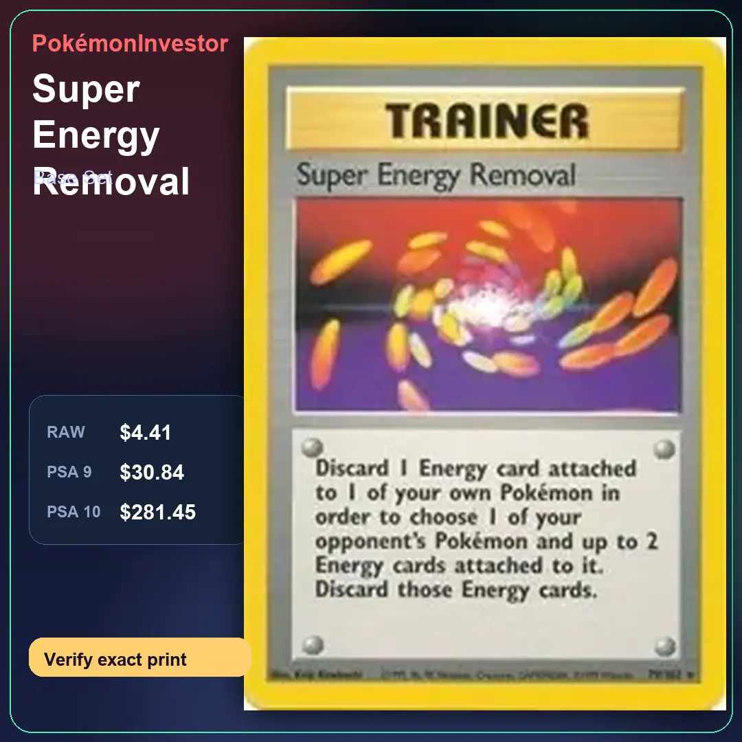 Card research image for Super Energy Removal