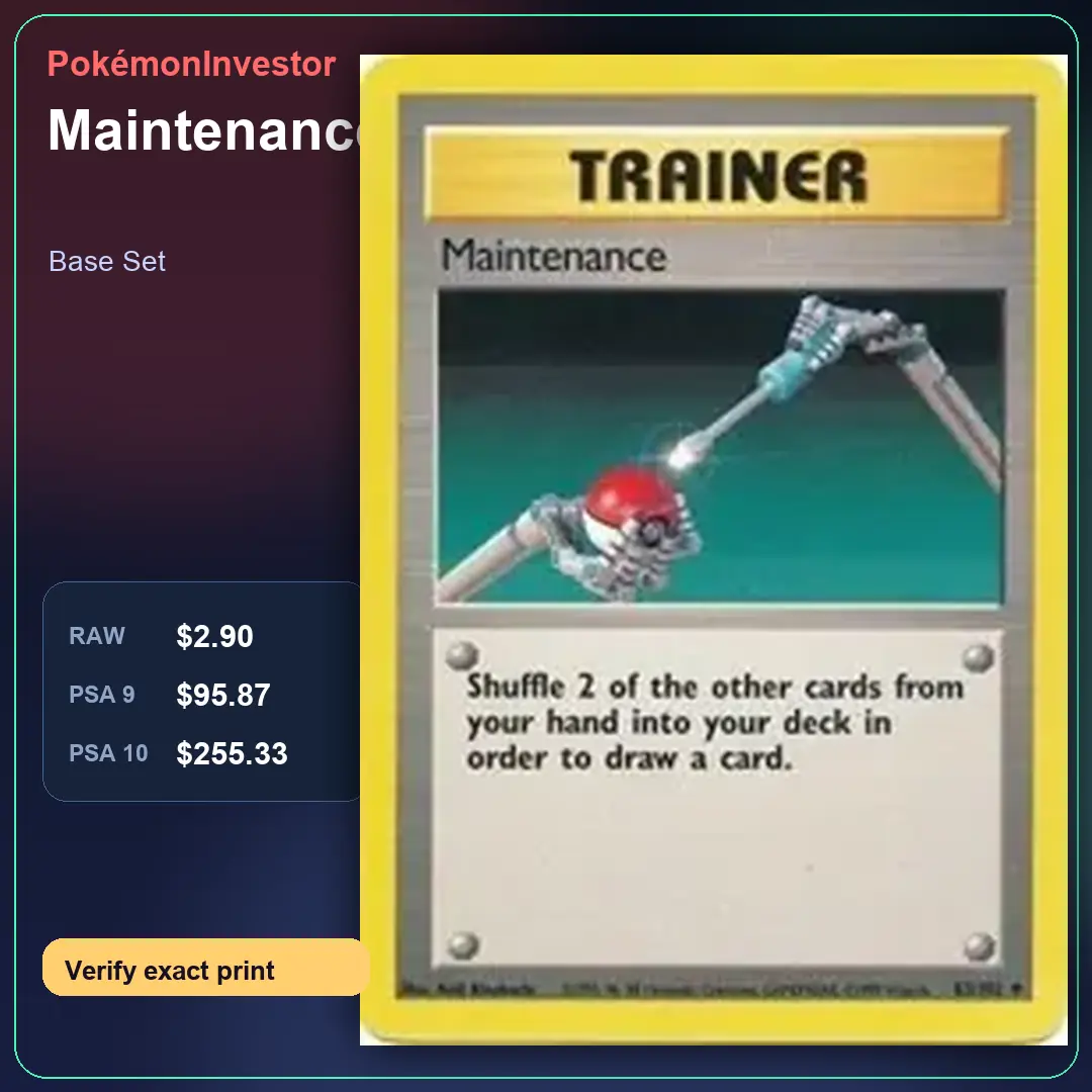 Card research image for Maintenance
