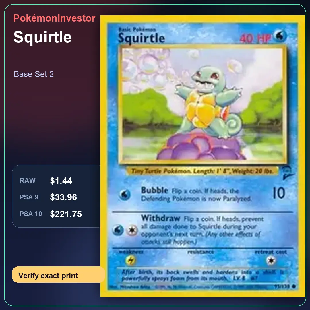 Card research image for Squirtle