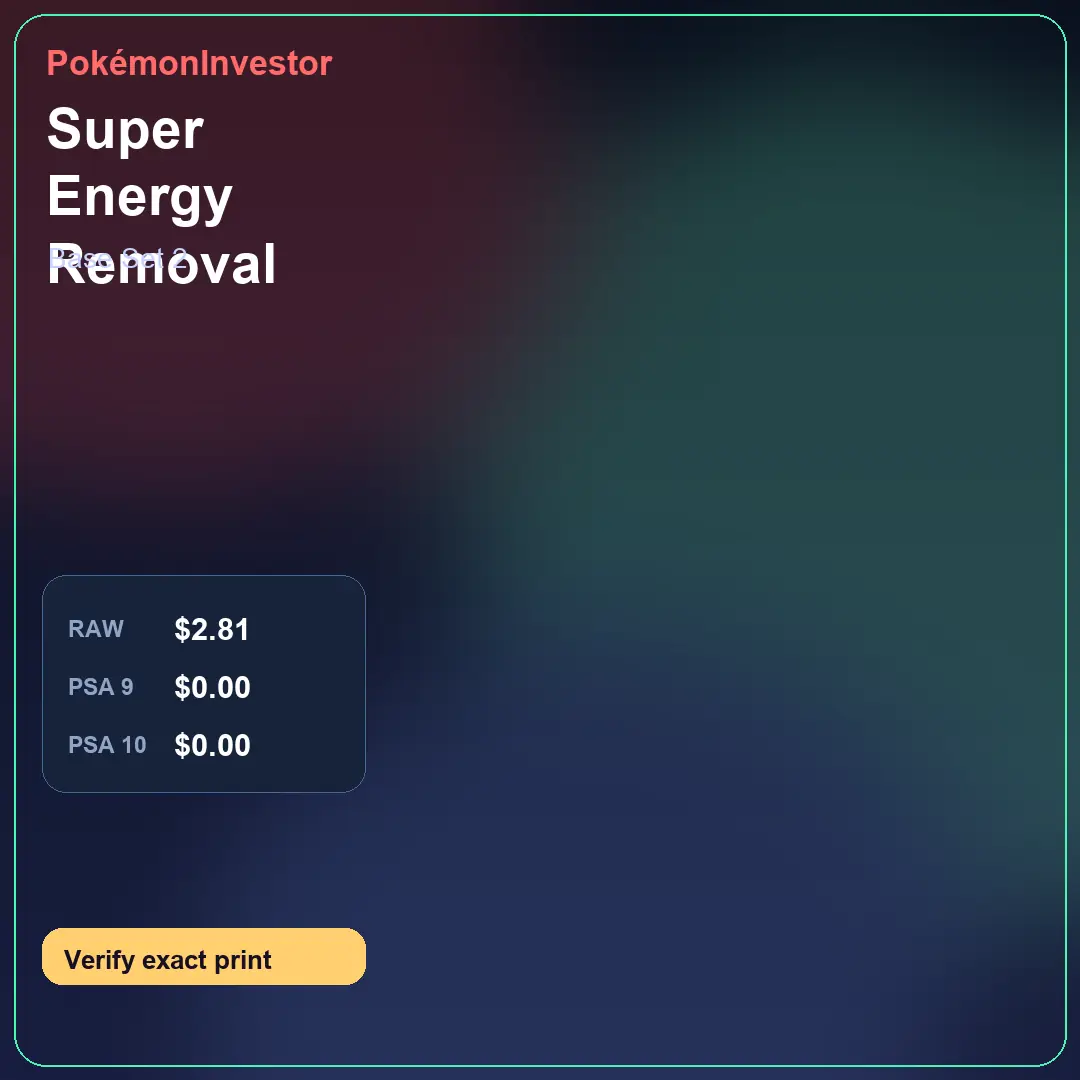 Card research image for Super Energy Removal