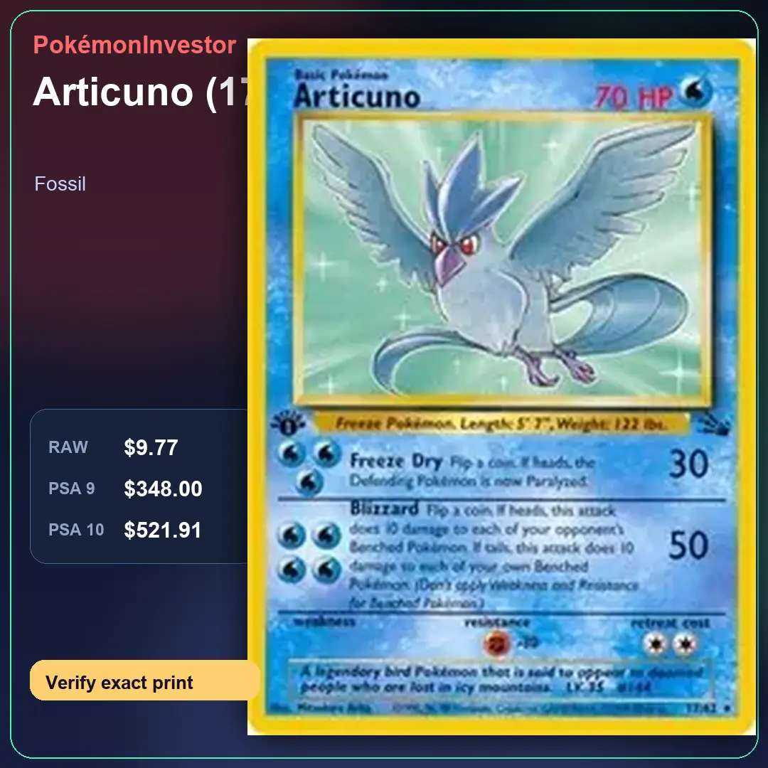 Card research image for Articuno (17)