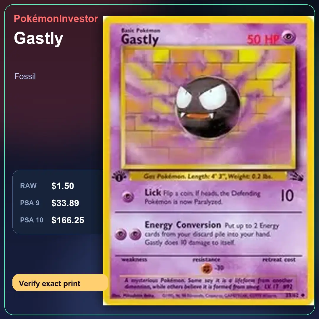 Card research image for Gastly