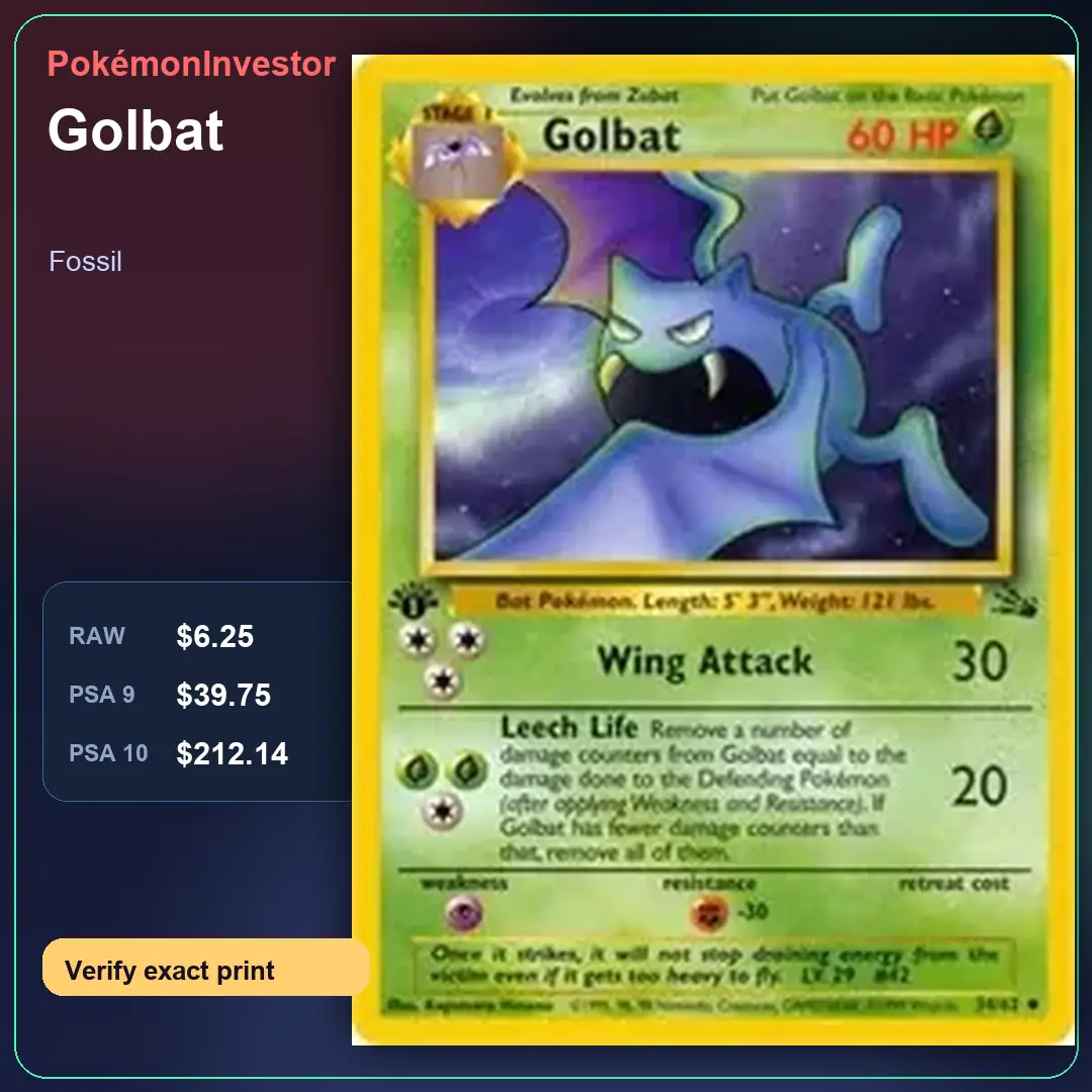 Card research image for Golbat