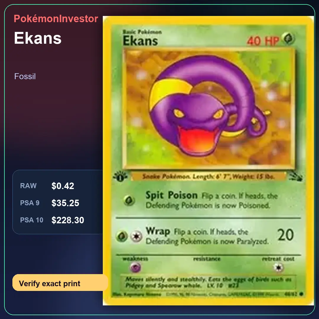 Card research image for Ekans