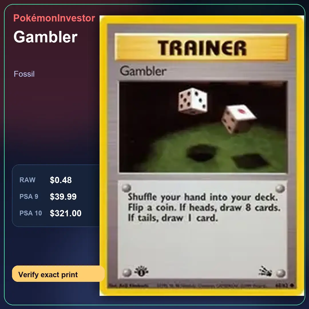 Card research image for Gambler