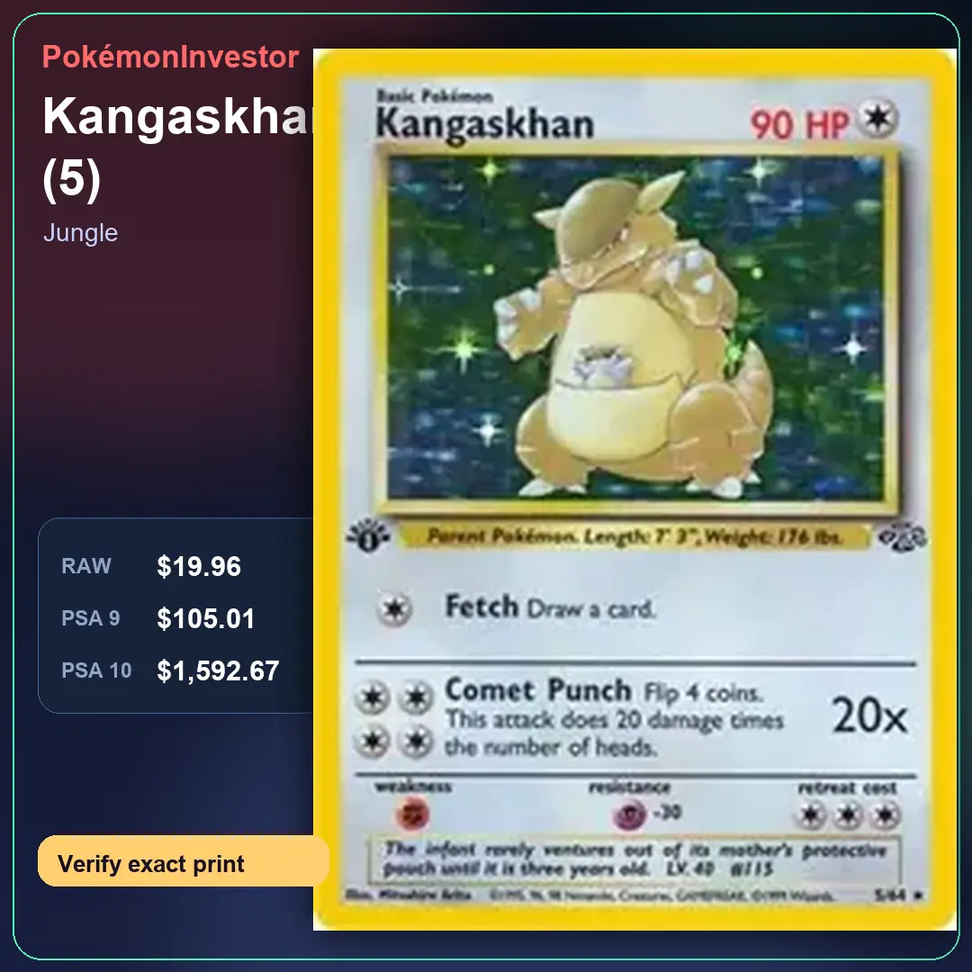 Card research image for Kangaskhan (5)