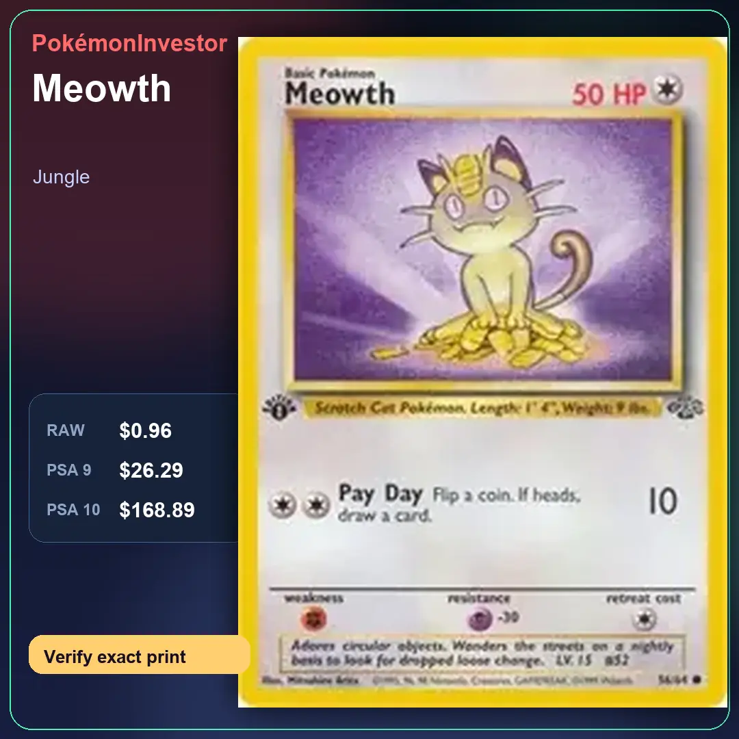 Card research image for Meowth