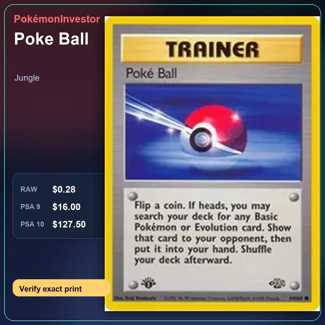 Card research image for Poke Ball