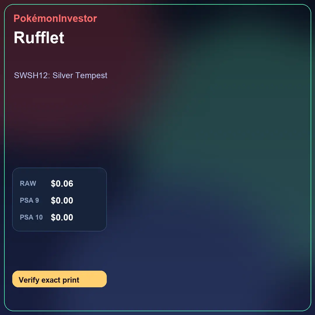Card research image for Rufflet