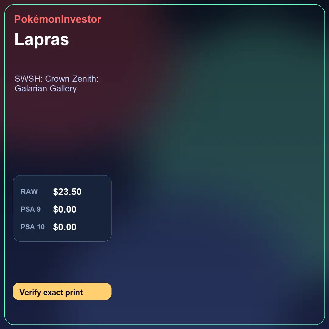 Card research image for Lapras