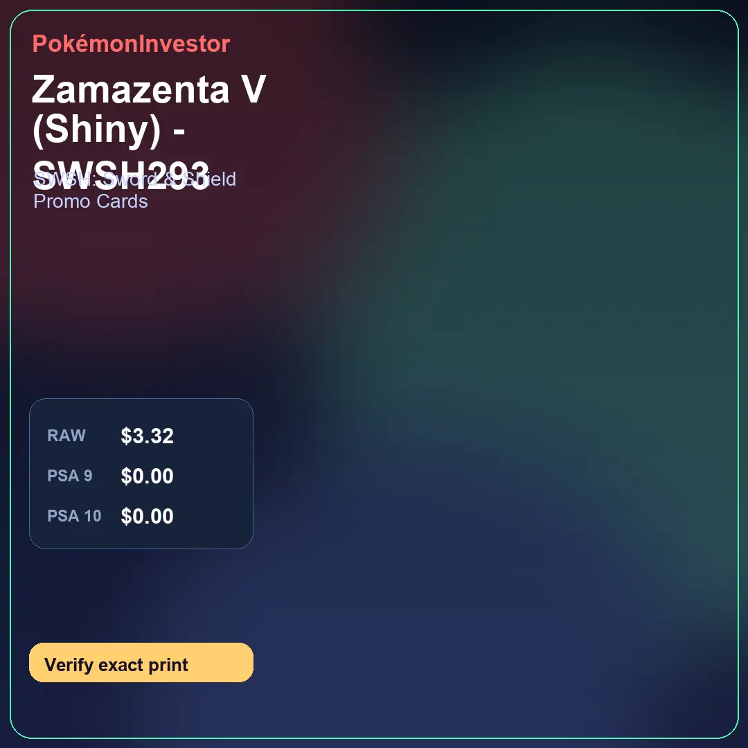 Card research image for Zamazenta V (Shiny) - SWSH293