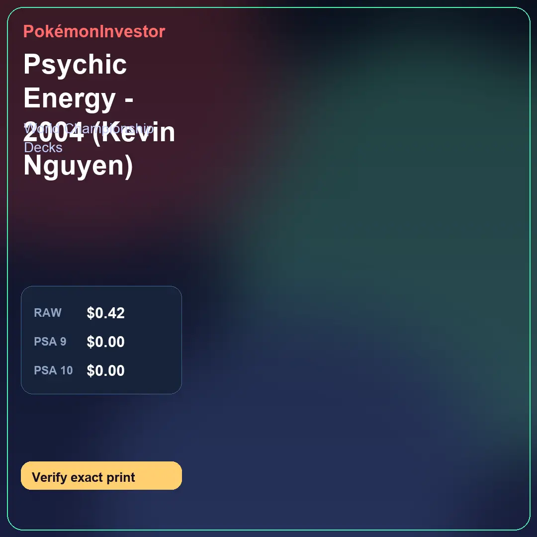 Card research image for Psychic Energy - 2004 (Kevin Nguyen)