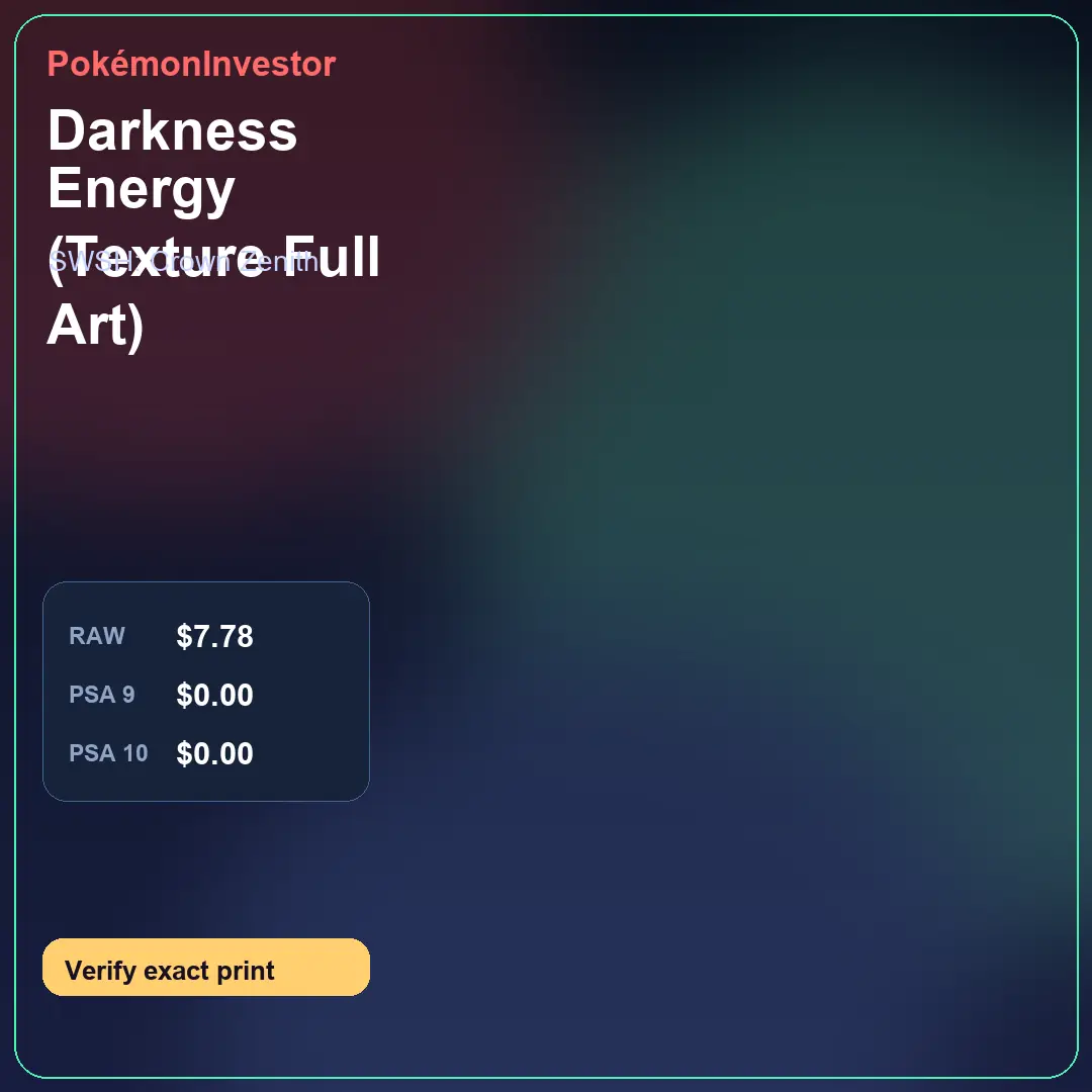 Card research image for Darkness Energy (Texture Full Art)
