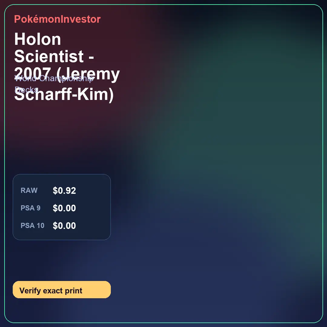 Card research image for Holon Scientist - 2007 (Jeremy Scharff-Kim)