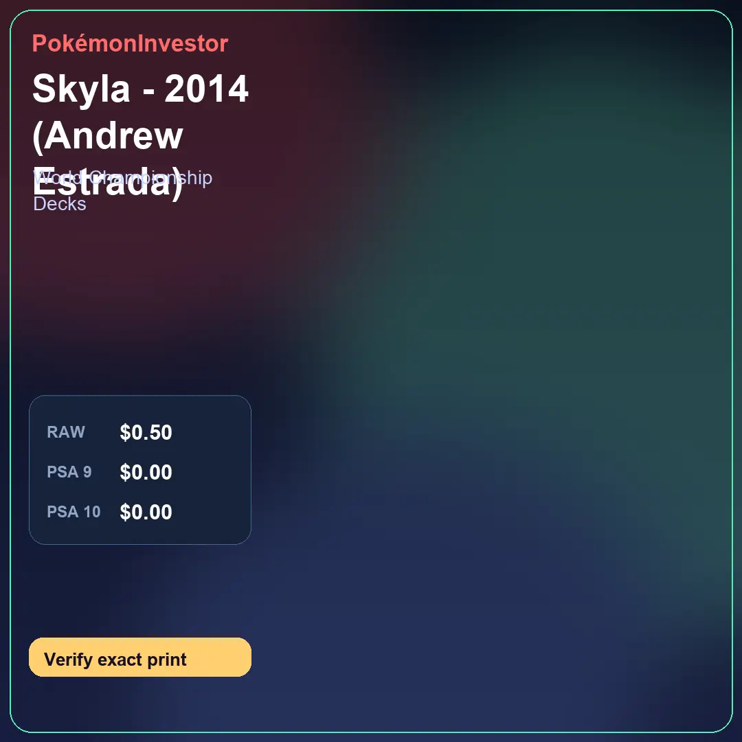 Card research image for Skyla - 2014 (Andrew Estrada)