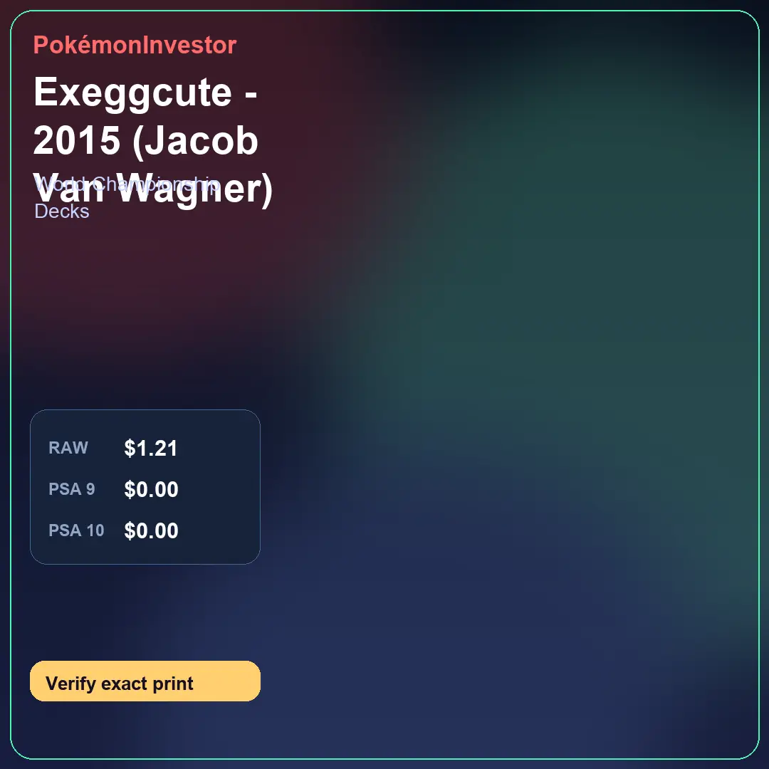 Card research image for Exeggcute - 2015 (Jacob Van Wagner)