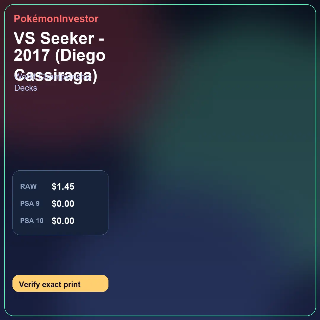 Card research image for VS Seeker - 2017 (Diego Cassiraga)