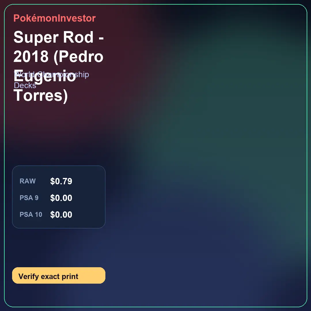 Card research image for Super Rod - 2018 (Pedro Eugenio Torres)