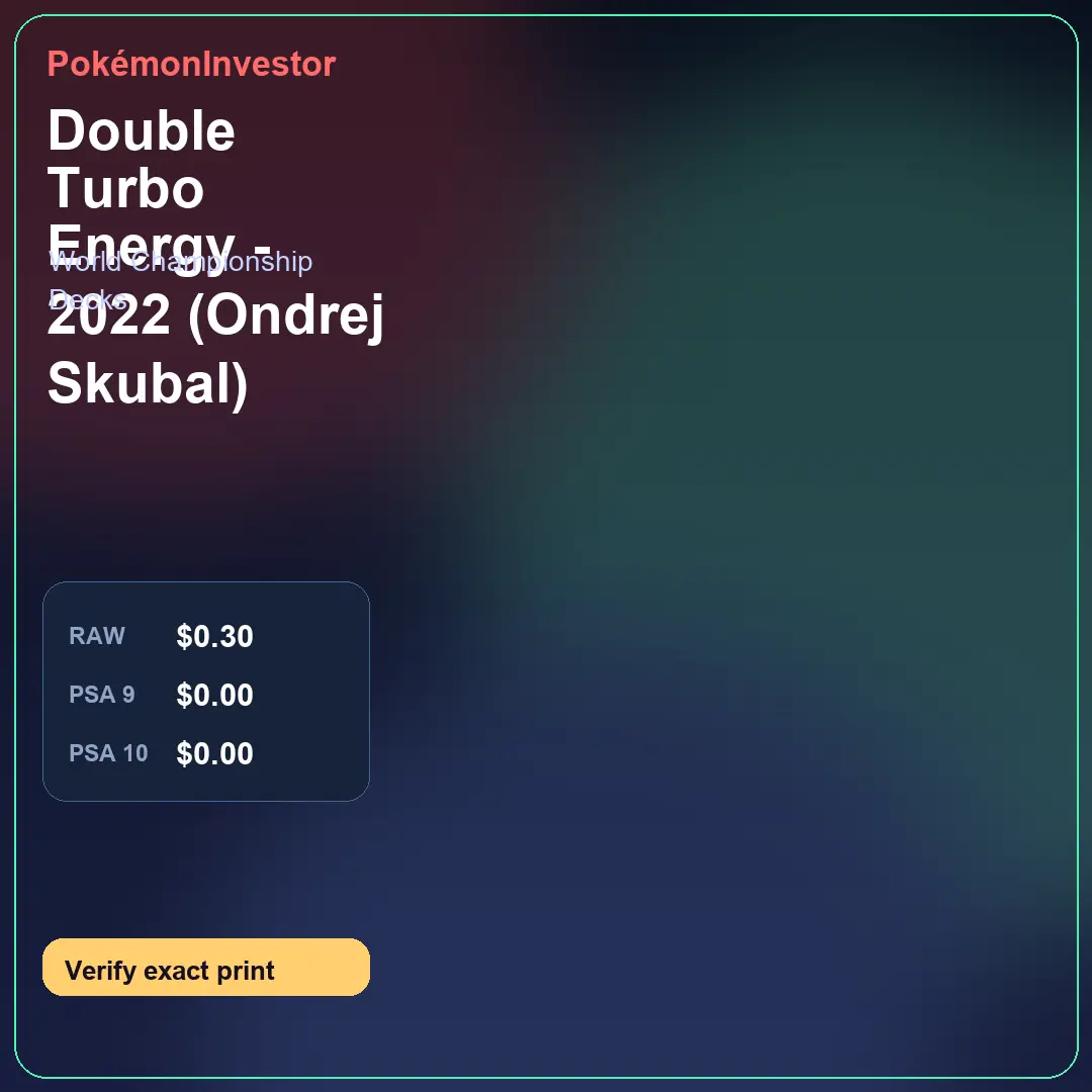 Card research image for Double Turbo Energy - 2022 (Ondrej Skubal)