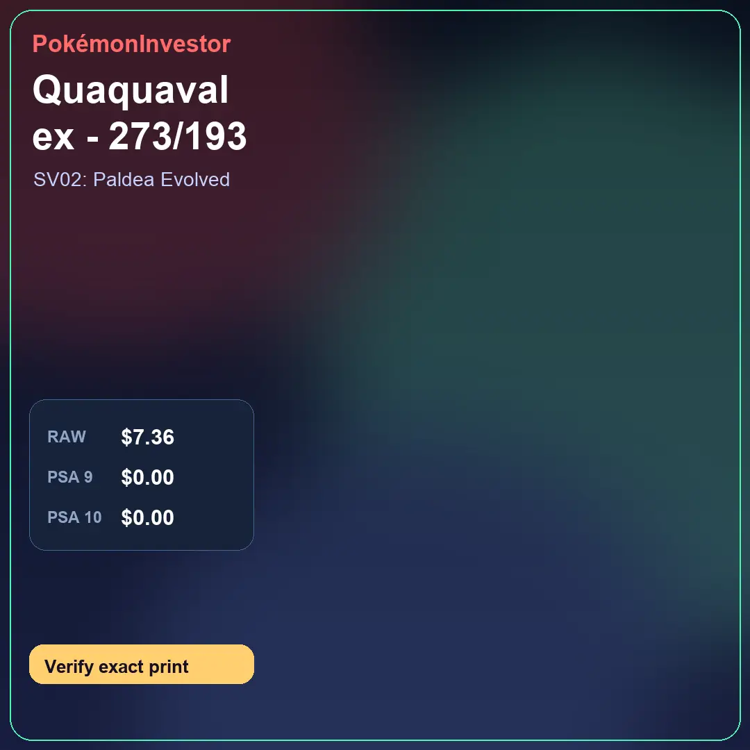 Card research image for Quaquaval ex - 273/193