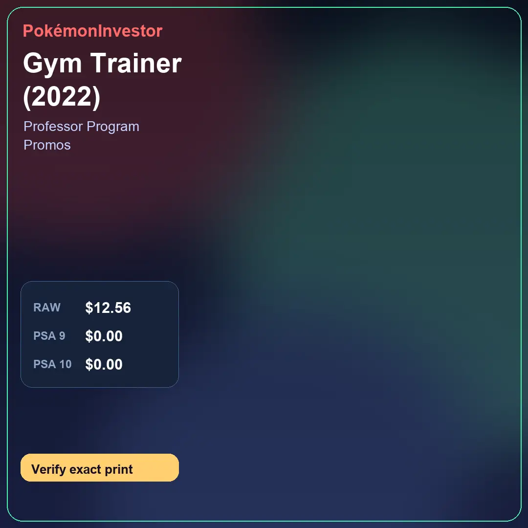Card research image for Gym Trainer (2022)