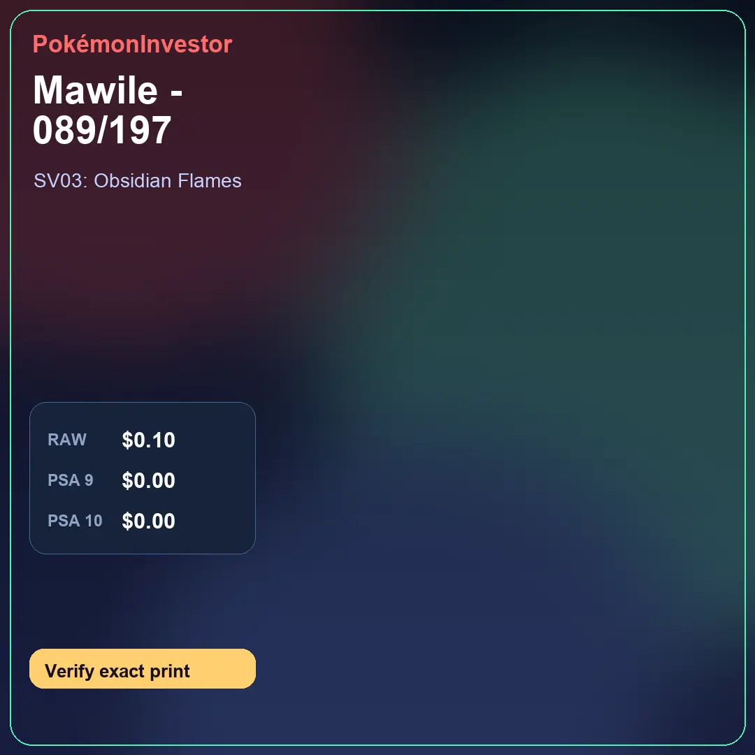 Card research image for Mawile - 089/197