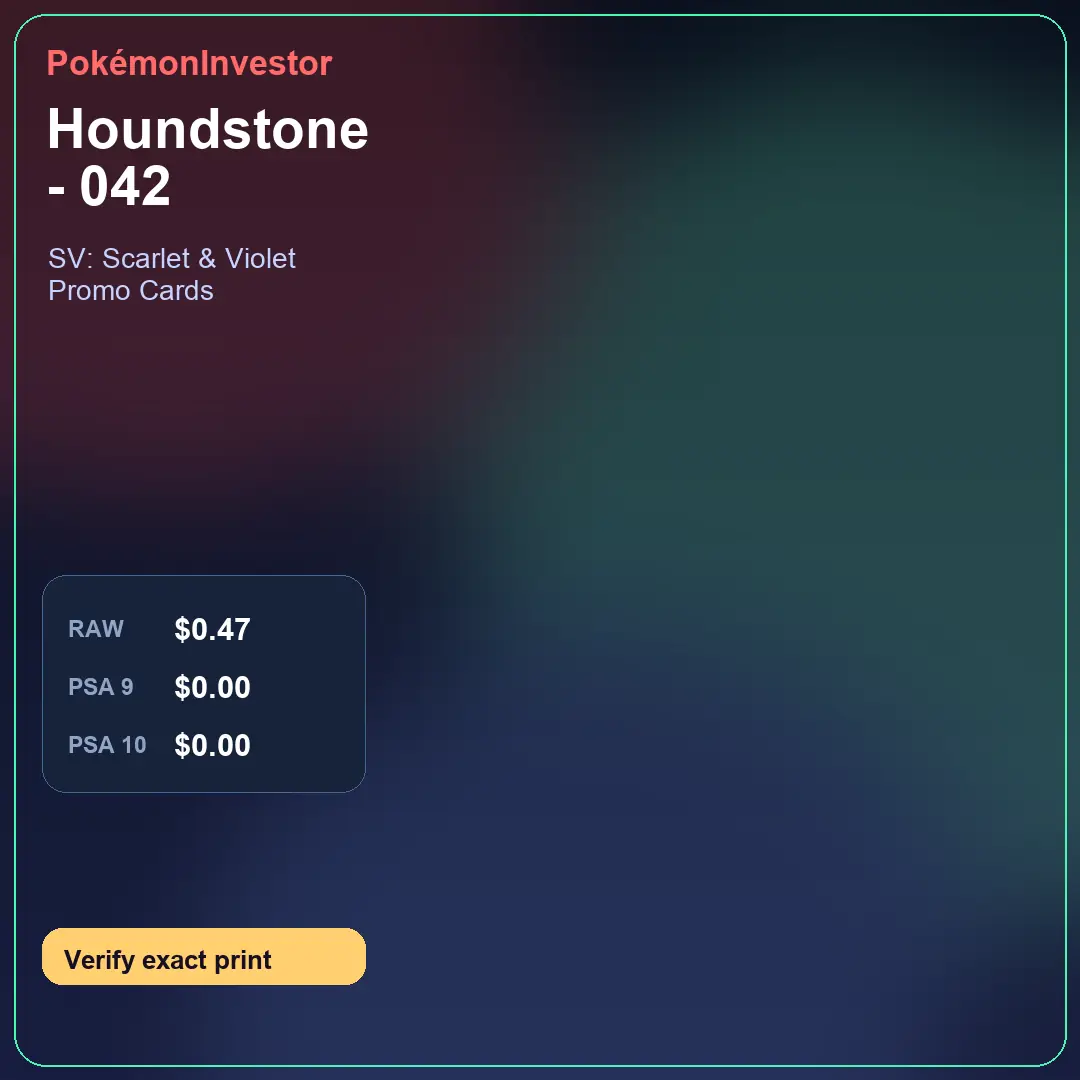 Card research image for Houndstone - 042