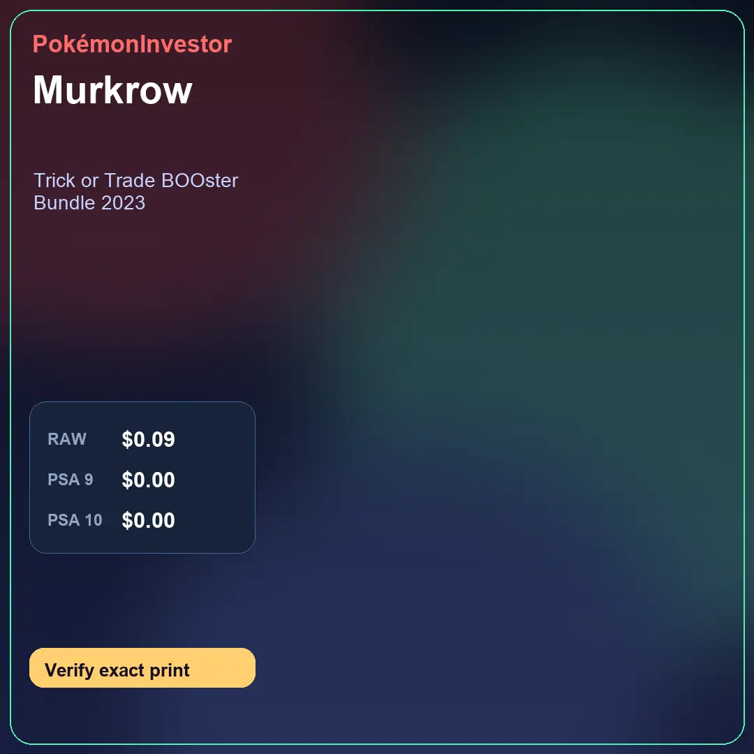 Card research image for Murkrow