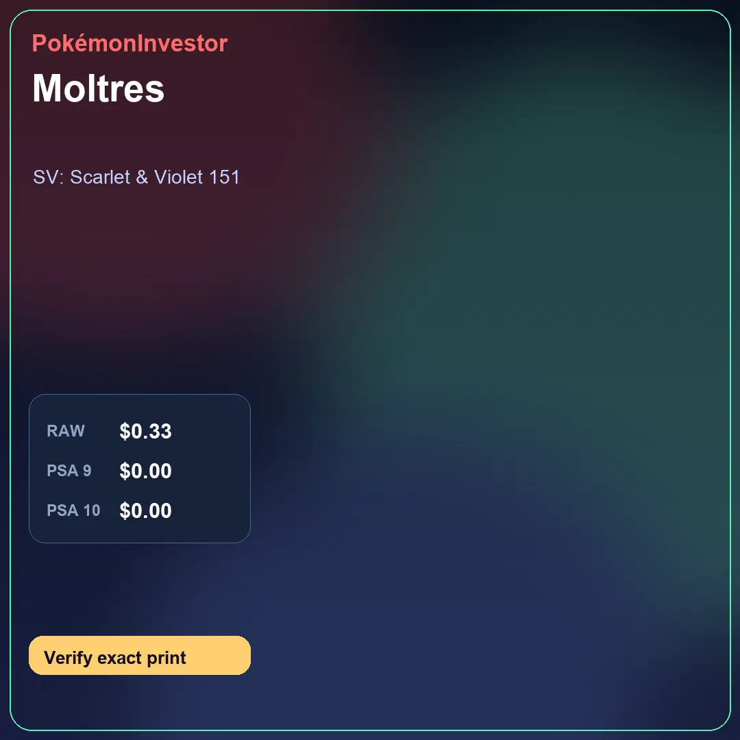 Card research image for Moltres