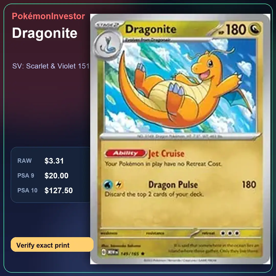 Card research image for Dragonite