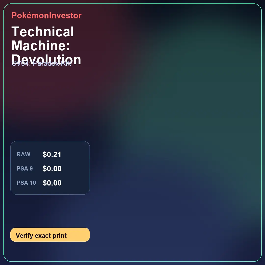 Card research image for Technical Machine: Devolution