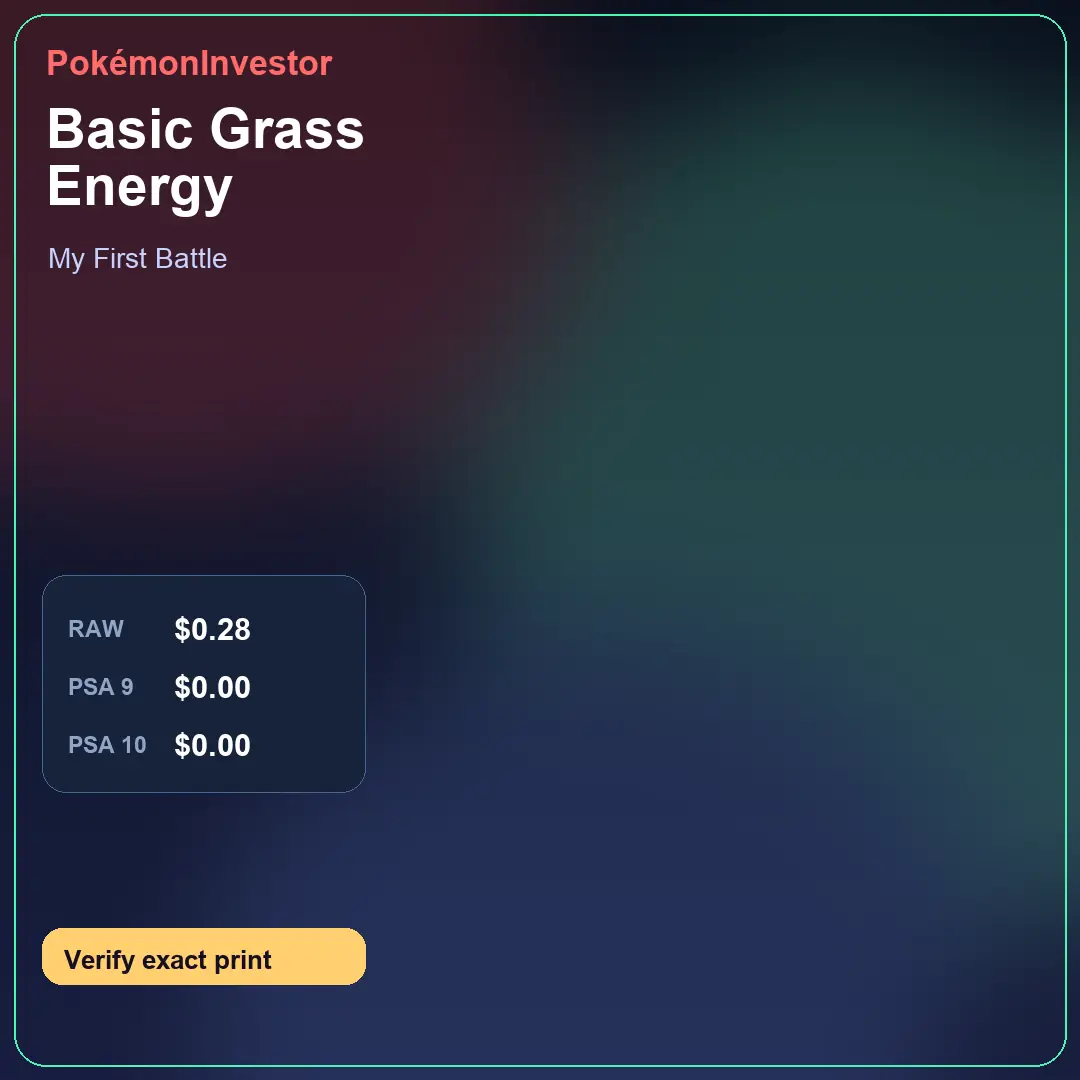 Card research image for Basic Grass Energy