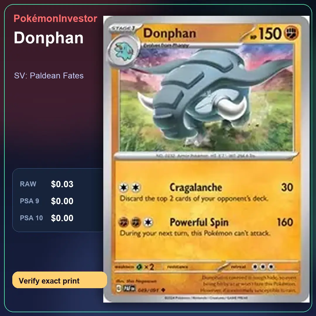 Card research image for Donphan