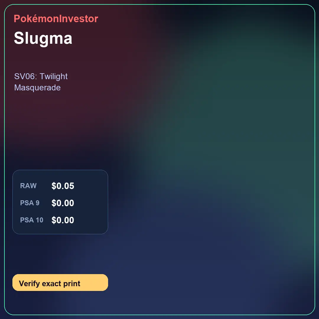 Card research image for Slugma