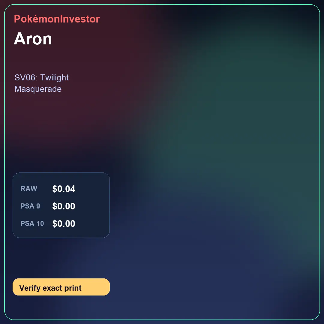 Card research image for Aron