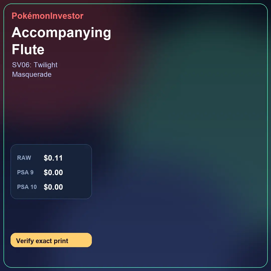 Card research image for Accompanying Flute