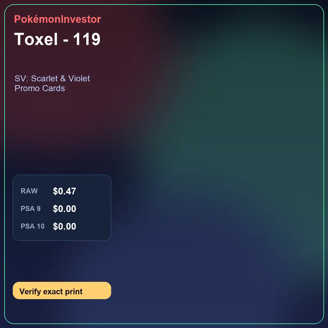 Card research image for Toxel - 119