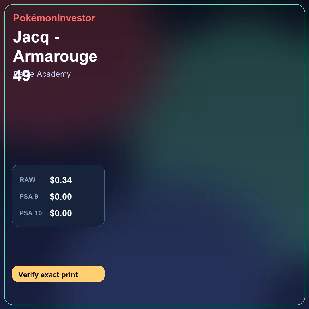Card research image for Jacq - Armarouge 49