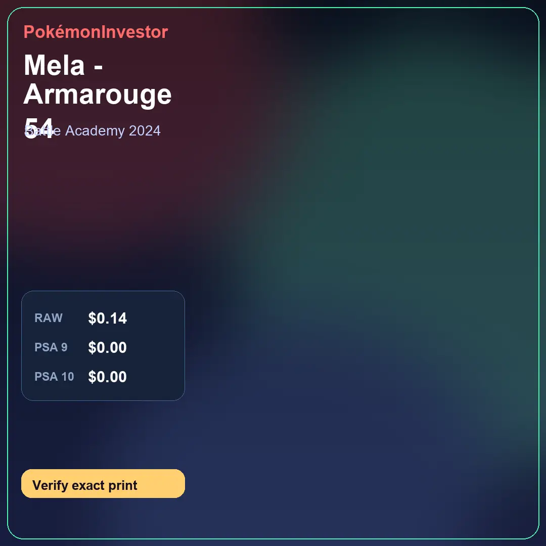 Card research image for Mela - Armarouge 54