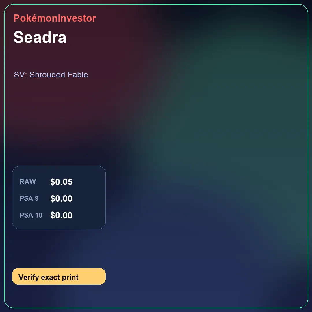 Card research image for Seadra