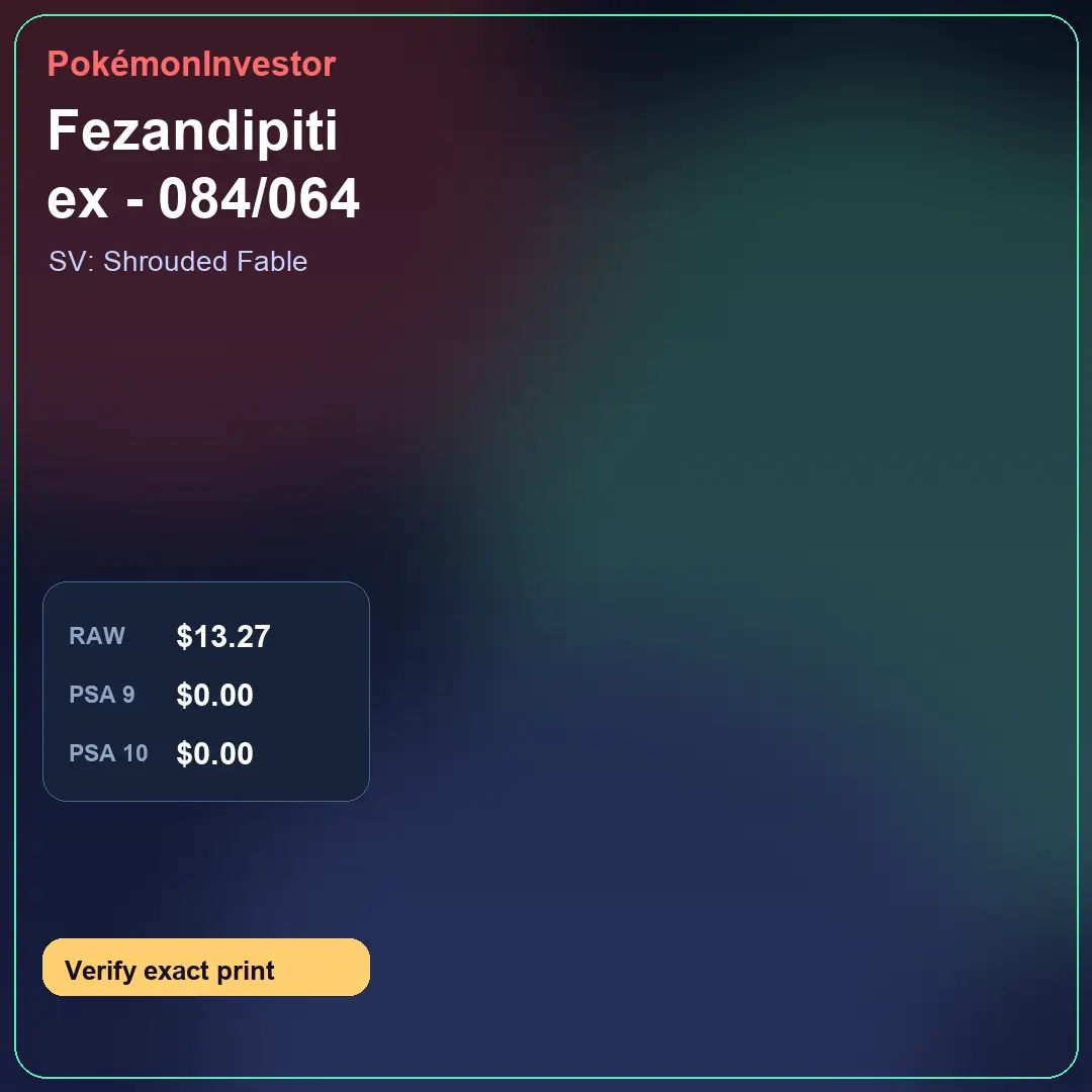Card research image for Fezandipiti ex - 084/064