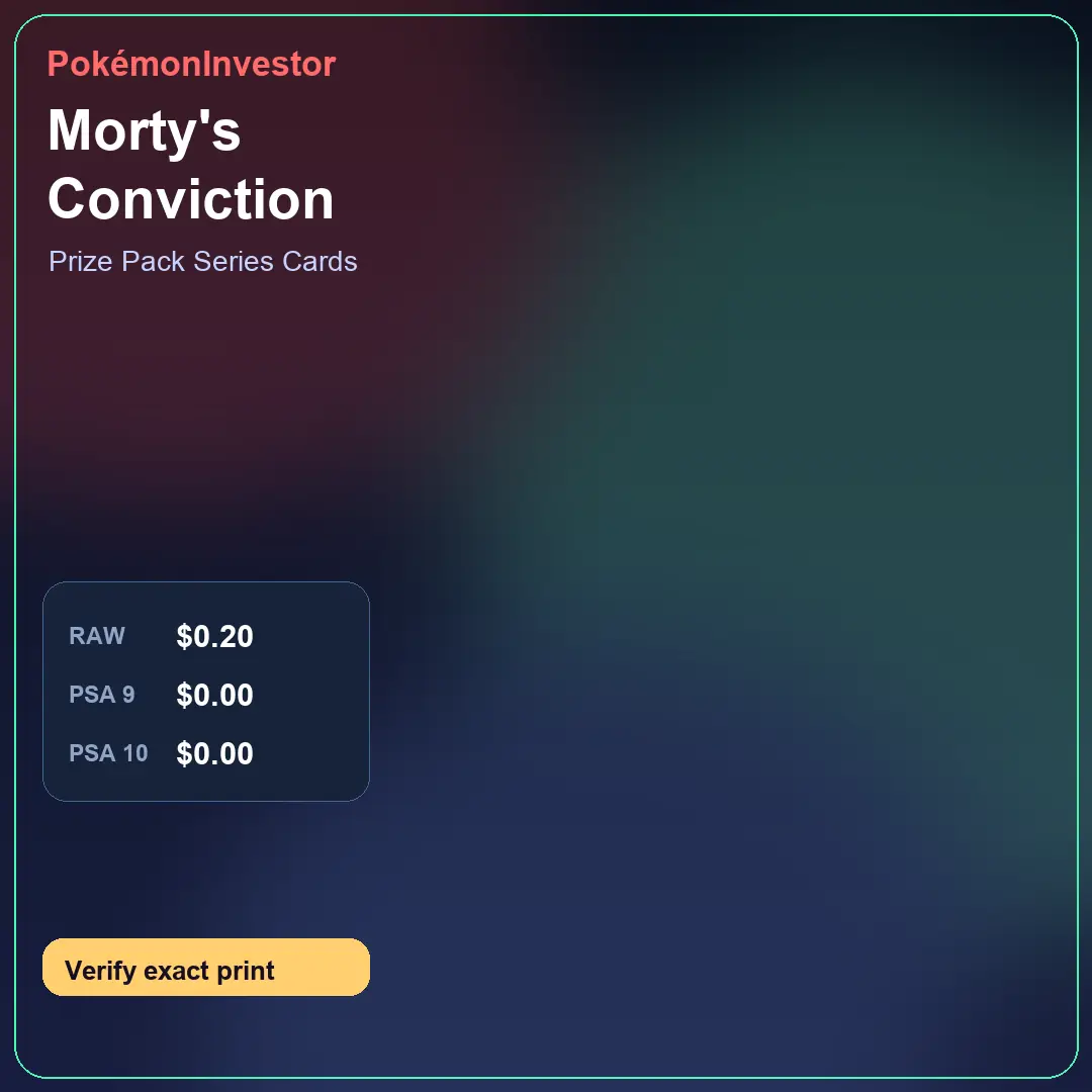 Card research image for Morty's Conviction