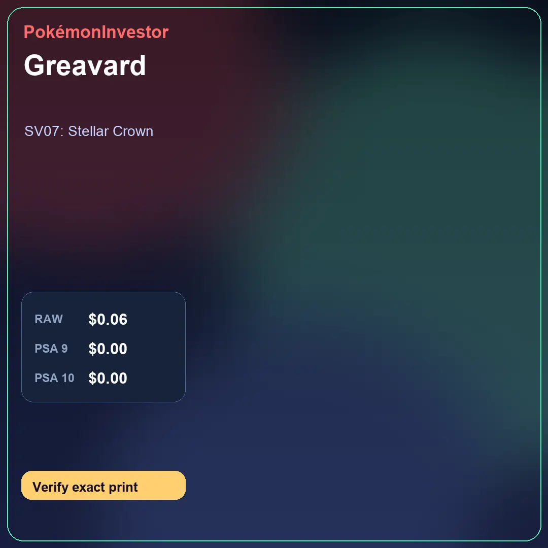 Card research image for Greavard