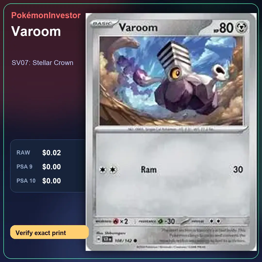 Card research image for Varoom