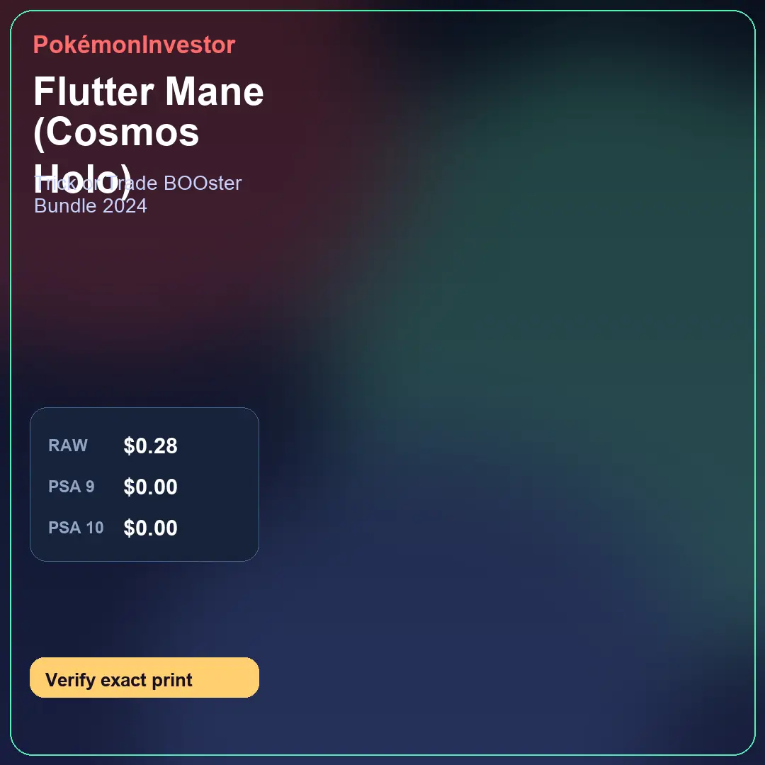 Card research image for Flutter Mane (Cosmos Holo)