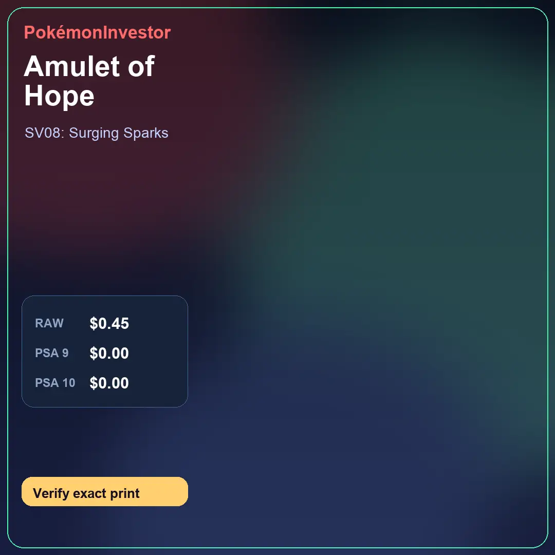Card research image for Amulet of Hope
