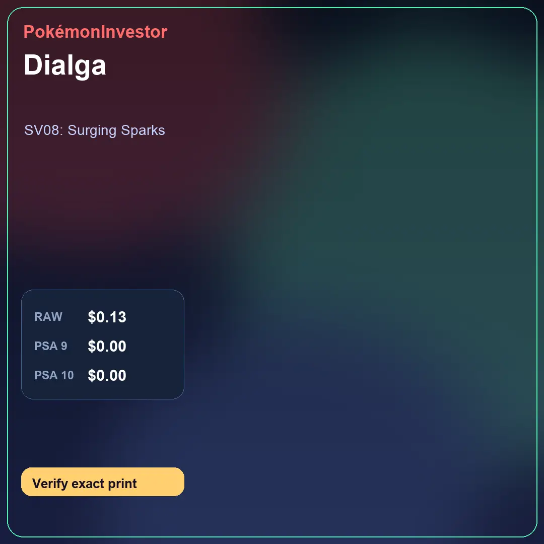 Card research image for Dialga