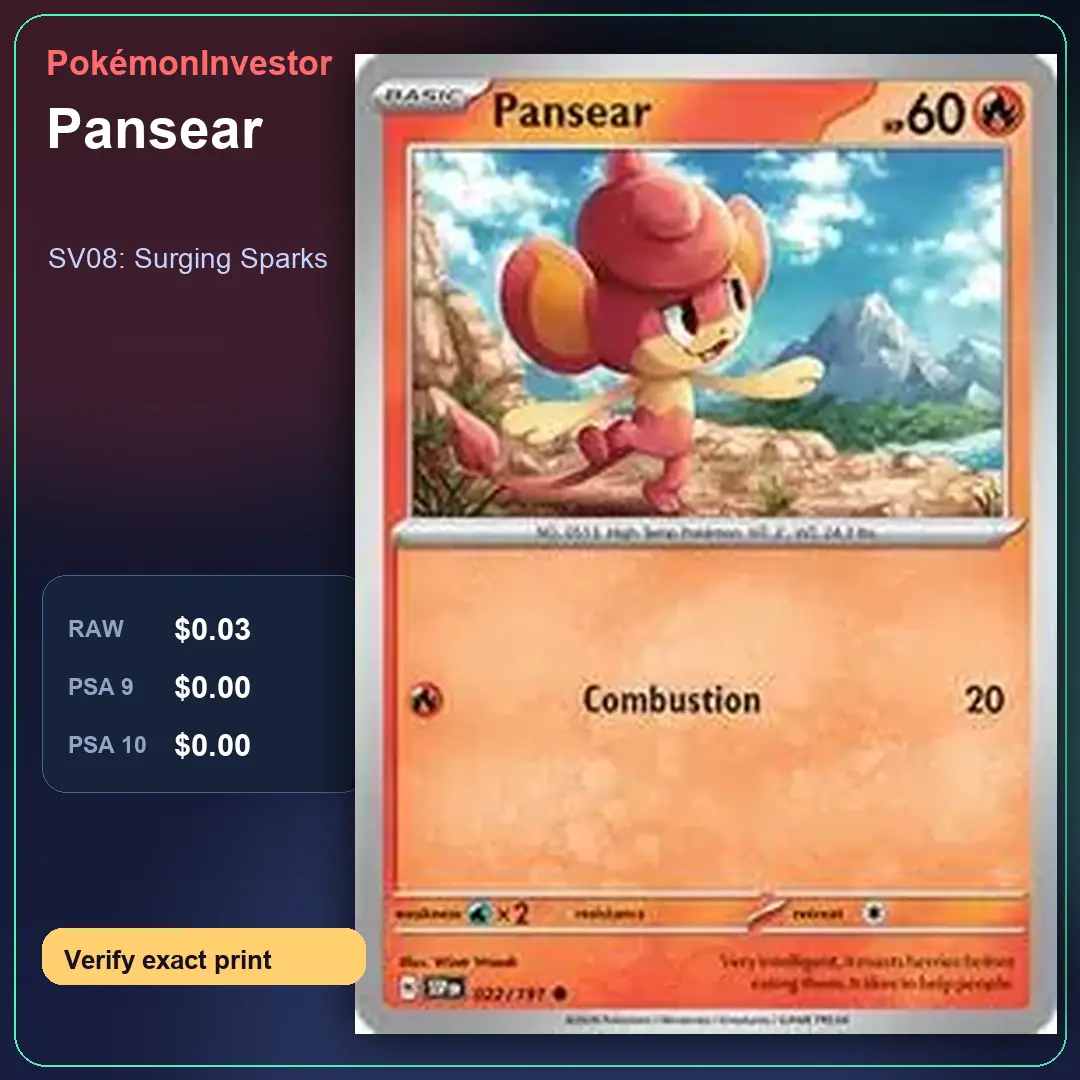 Card research image for Pansear